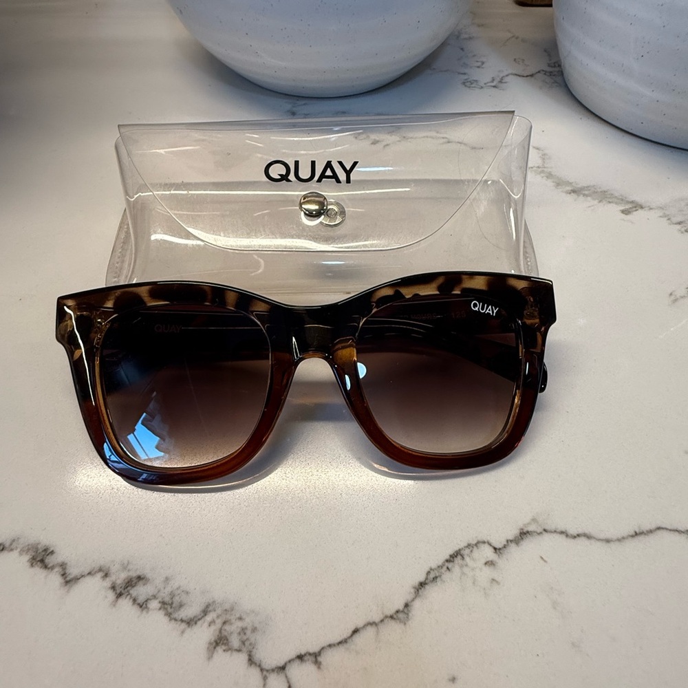 Quay After Hours Tortoise Shell Sunglasses